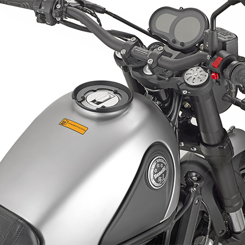 Tank attachment for TANKLOCK tank bags for Benelli 502 C (Bj.19-) Givi