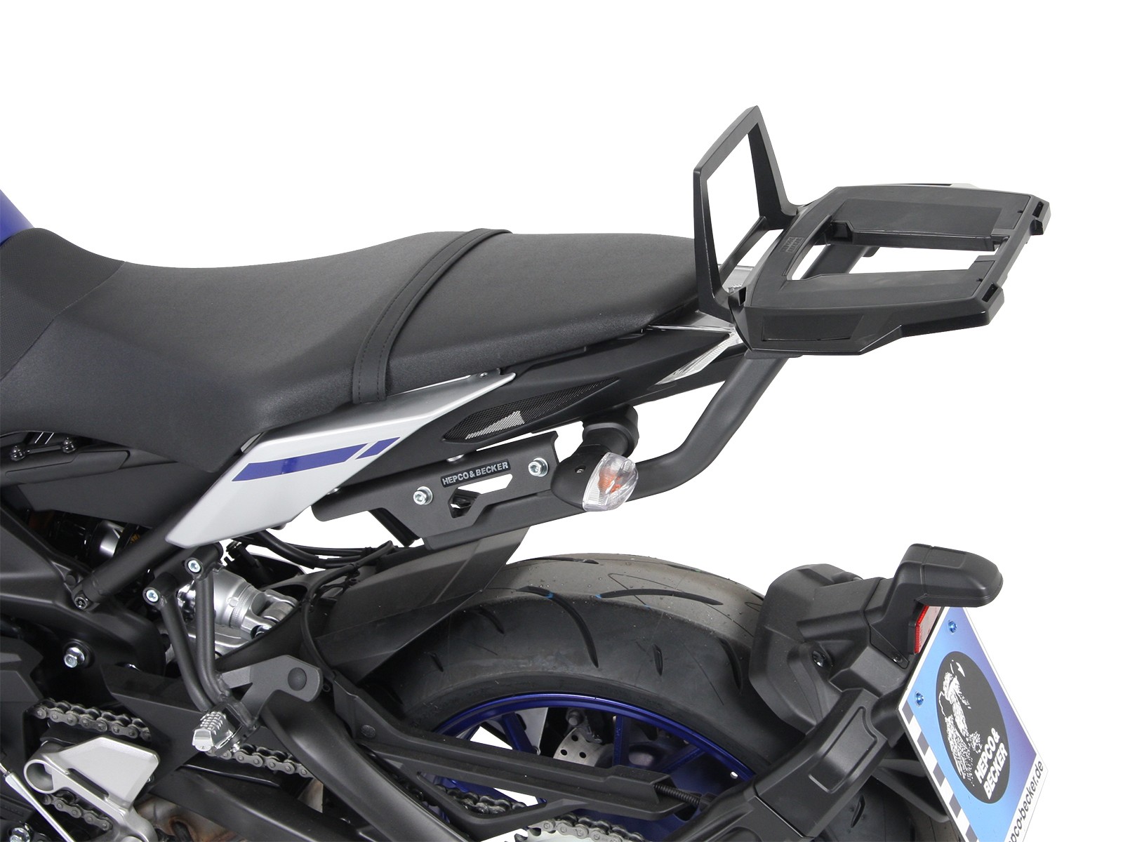 Alurack topcasecarrier anthracite for Yamaha MT-09 (Bj.17-) Hepco & Becker