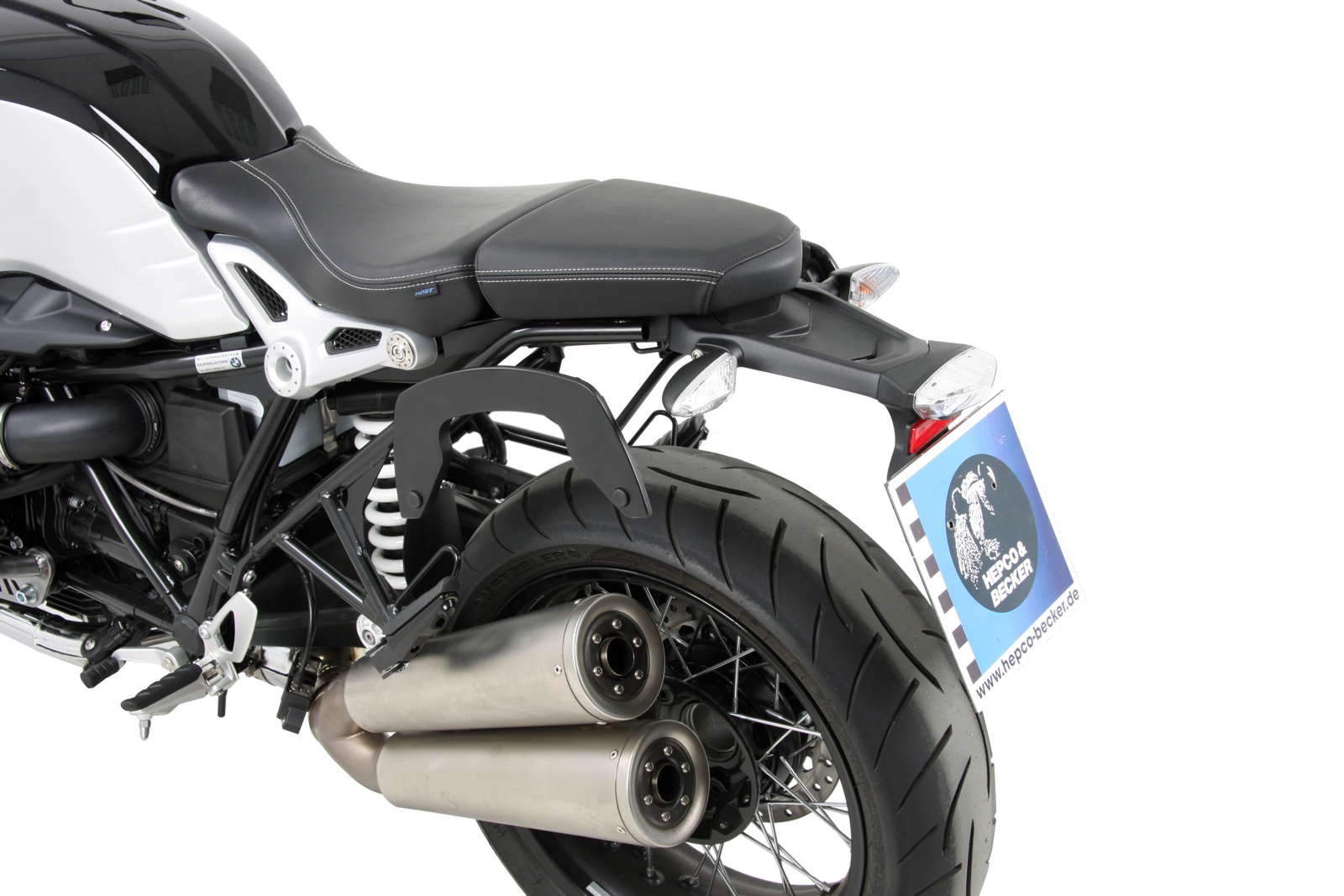 C-Bow side carrier black for BMW R nineT (14-16) Hepco & Becker