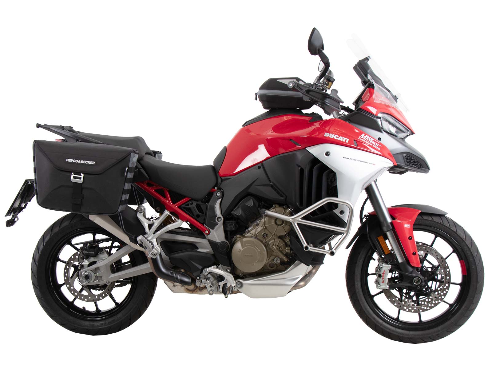 C-Bow side carrier black for Ducati Multistrada V4 /S /Pikes Peak /Rally /RS (2025-) Original Hepc