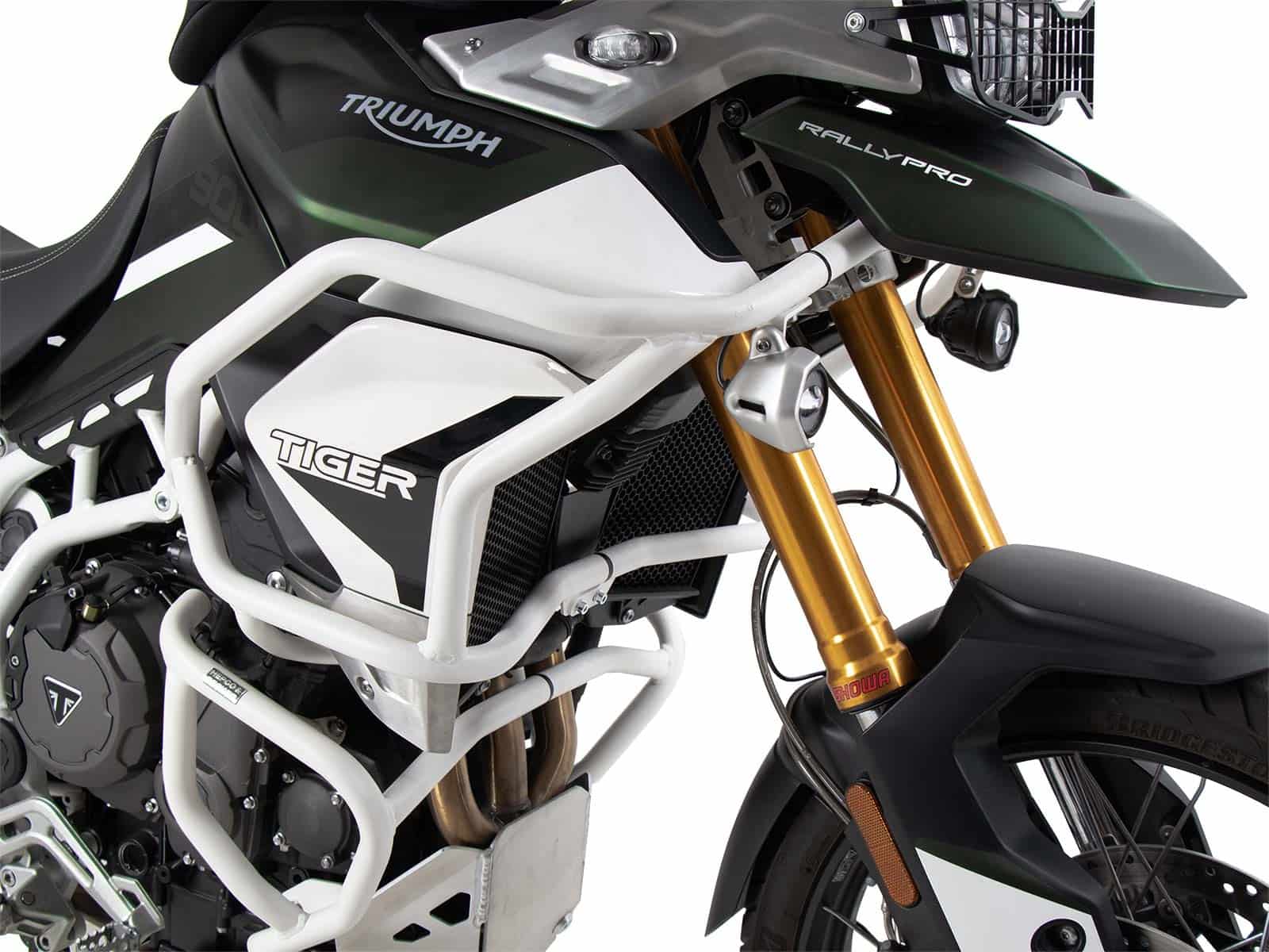 Tank Guard "Solid" white for Triumph Tiger 900 Rally / GT / PRO (20-) Hepco & Becker
