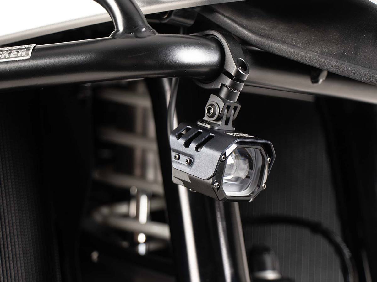 LED auxiliary headlight Nova incl. universal mounting for tube Ø18-25mm Hepco & Becker