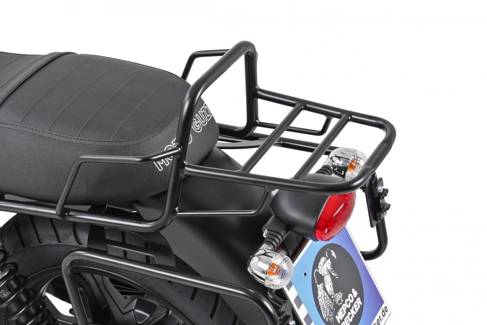 Tube luggage bridge Topcaseträger black for V 7 II Classic (Bj.15-) Hepco & Becker