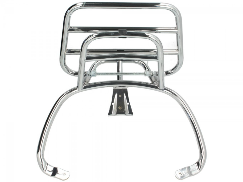 Luggage Rack Rear Foldable Vespa Primavera / Sprint / Elettrica - Chrome