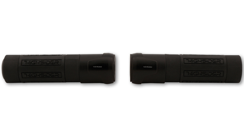 HIGHSIDER pro Akron grip rubber black 7/8 inch (22.2 mm), 132 mm