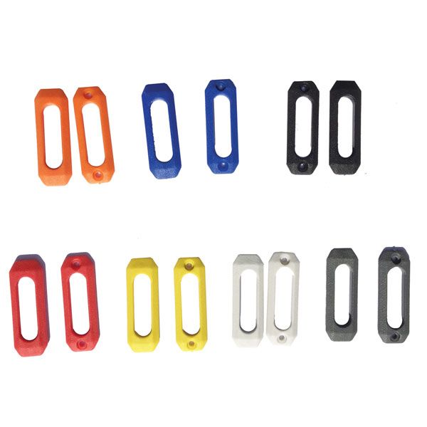 Kit 12 plastic parts for luggage carrier eyelets