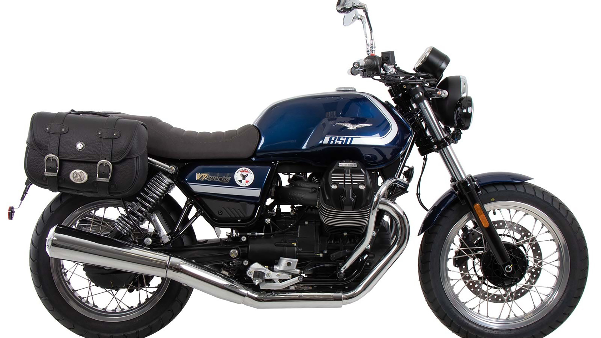 C-Bow side carrier black for Moto Guzzi V7 850 Special/Stone/Centenario (21-24) Hepco & Becker