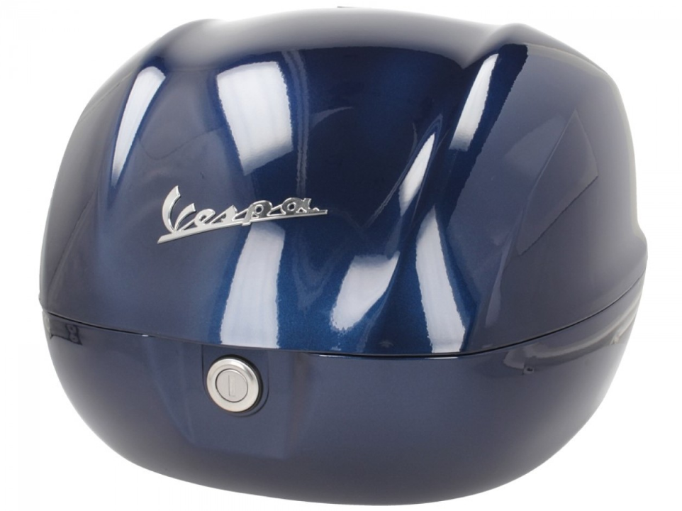 Vespa Top Case 32L, Glossy Blue 222/A, without backrest