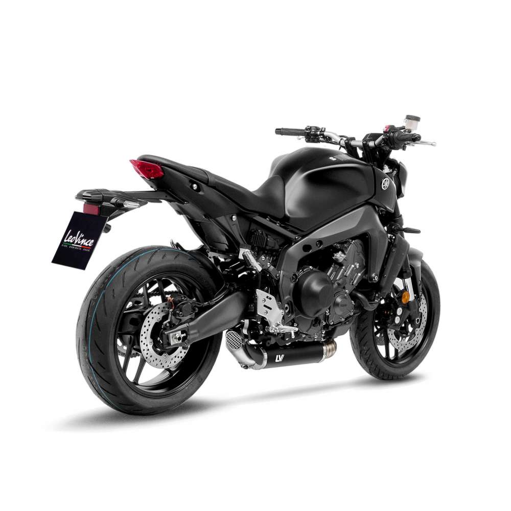 LeoVince complete system LV Race for Yamaha MT-09 /SP, stainless steel black, Euro5, ABE