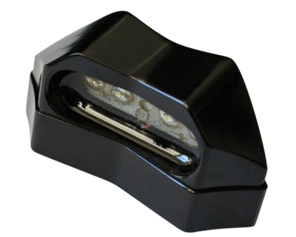 HIGHSIDER smart LED license plate light black (1pc)