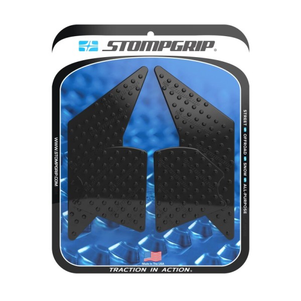 Stompgrip Tank Pad schwarz, Volcano, Streetbike Tank Kit für Yamaha, Tenere 700, 2021-2025