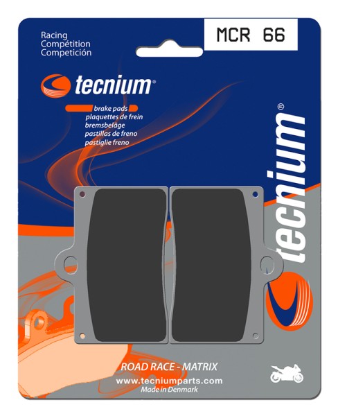 Tecnium Racing sintered metal carbon brake pads - MCR66