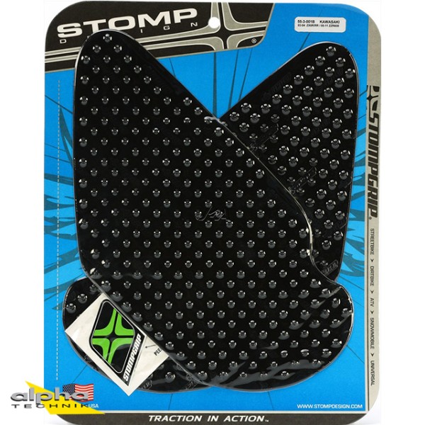 Stompgrip black Volcano for Kawasaki ZX6R/RR