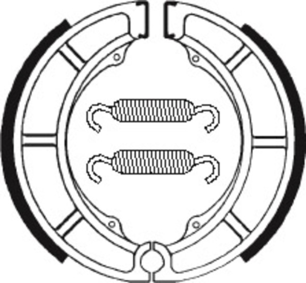 Tecnium Street/ATV Organic brake shoes - BA052