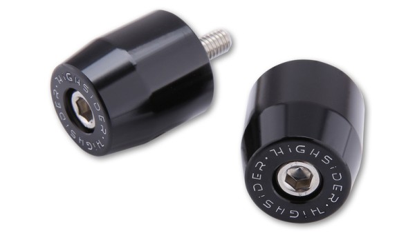 HIGHSIDER pro handlebar weights black M6 Suzuki (pair)