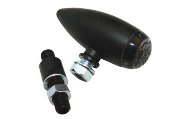HIGHSIDER pro Micro-Bullet LED rear light black/tinted (1pc)