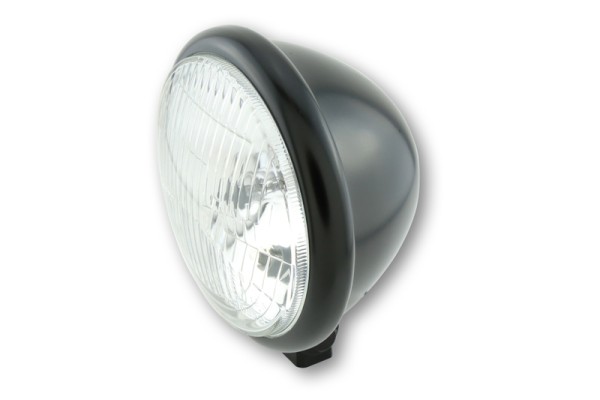 HIGHSIDER smart 5 3/4 inch headlight Bates Style Black E-approved (1pc)