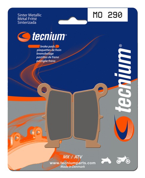 Tecnium MX/ATV sintered metal brake pads - MO290