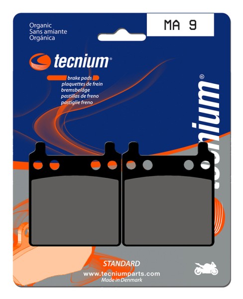 Tecnium Street Organic Brake Pads - MA9