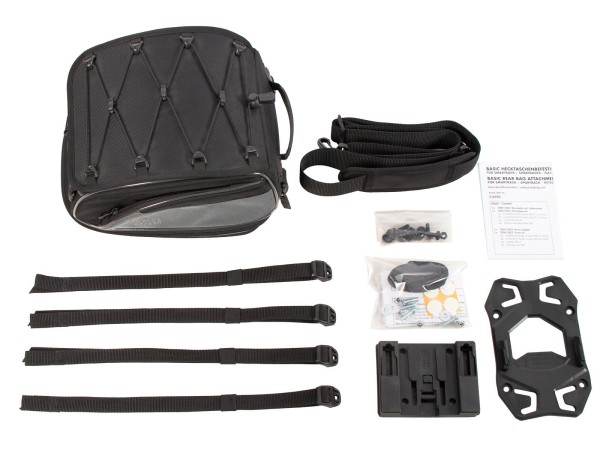Rear bag Street Basic black for Sportracks and Smartraks Hepco & Becker