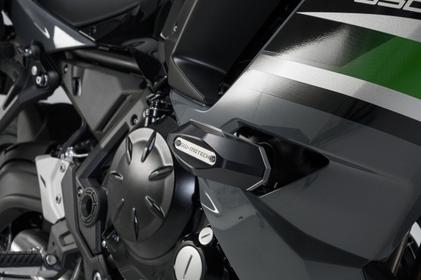 SW-Motech Crash pad kit black for Kawasaki Ninja 650 - SW Motech