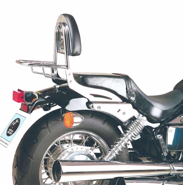 Sissybar with luggage rack chrome for Honda VT 750 DC Black Widow (00-03) Hepco & Becker