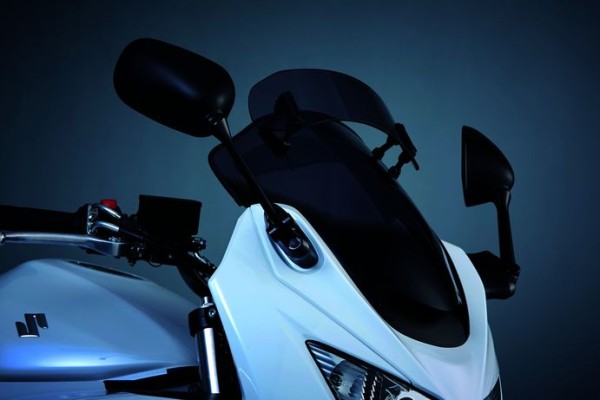 Touring windshield, tinted for Suzuki GSF650 BJ. 2005-2006/ GSF650 BJ. 2007-2008/ GSF1250S BJ. 2007-2014