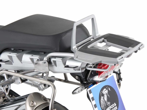 Alurack top case carrier silver for BMW R 1200 GS (04-07) Hepco & Becker