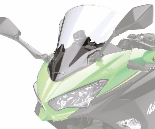 Large clear windshield for Kawasaki Ninja 400 Original Kawasaki