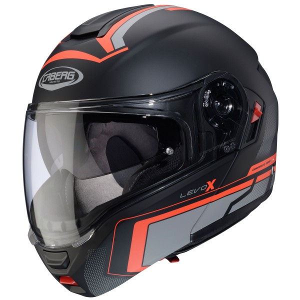 Caberg helmet Levo X Elite matt-black/anthracite-red