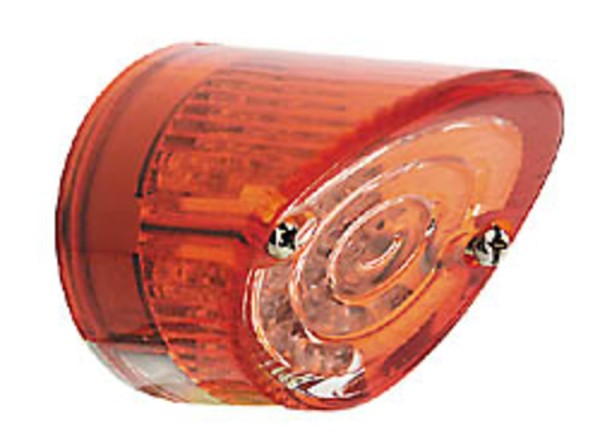 HIGHSIDER smart NOSE LED rear light, red/clear lens