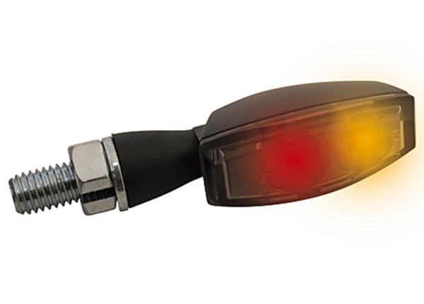 HIGHSIDER pro Blaze LED rear light, brake light, turn signal black/tinted 3in1, E-approved (pair)