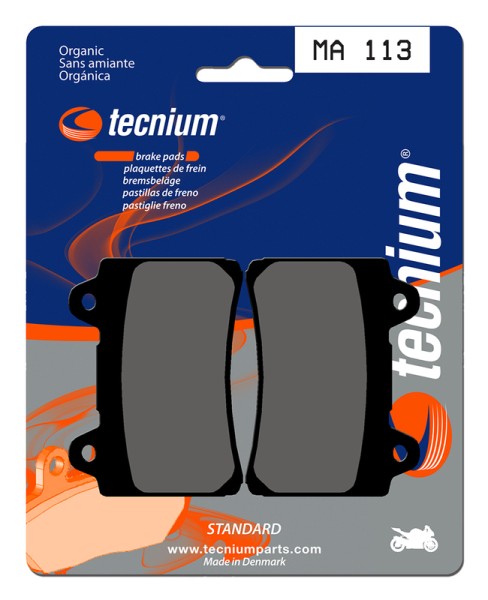 Tecnium Street Organic Brake Pads - MA113