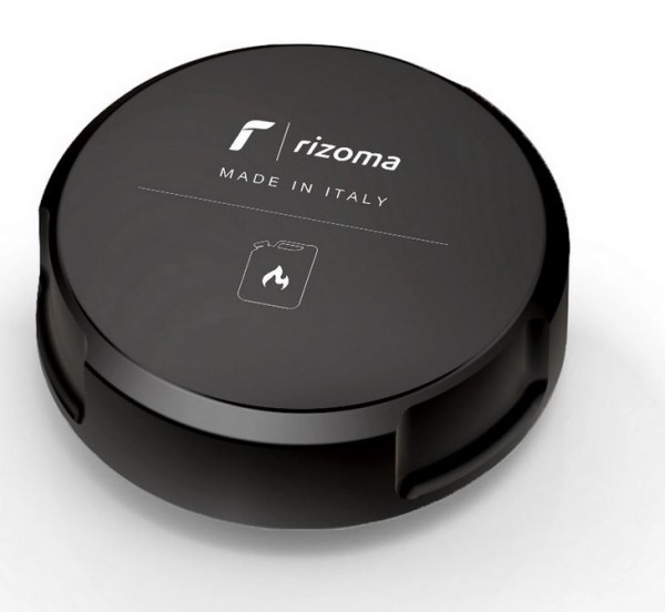 Tank cap RIZOMA for Vespa, black