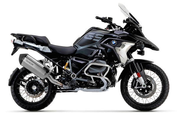 ARROW Auspuff SONORA für BMW R 1250 GS Modelljahr 2019-2021, Titan-Hülle mit Carbon-Endkappe