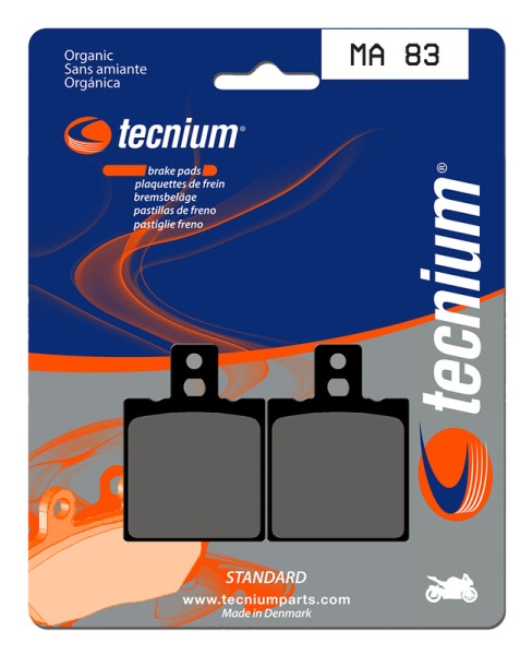 Tecnium Street Organic Brake Pads - MA83