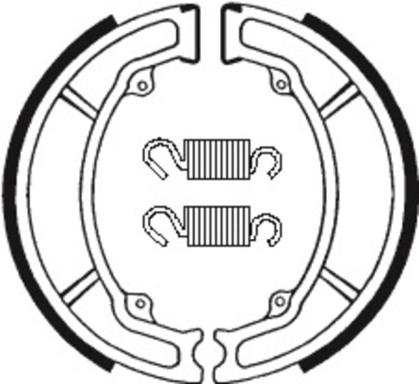 Tecnium Scooter/Street Organic brake shoes - BA189