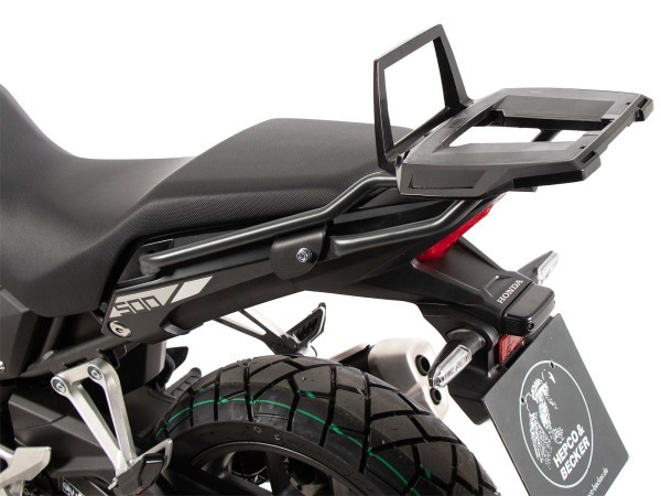 Alurack top case carrier anthracite for Honda NX 500 (24-) Hepco & Becker