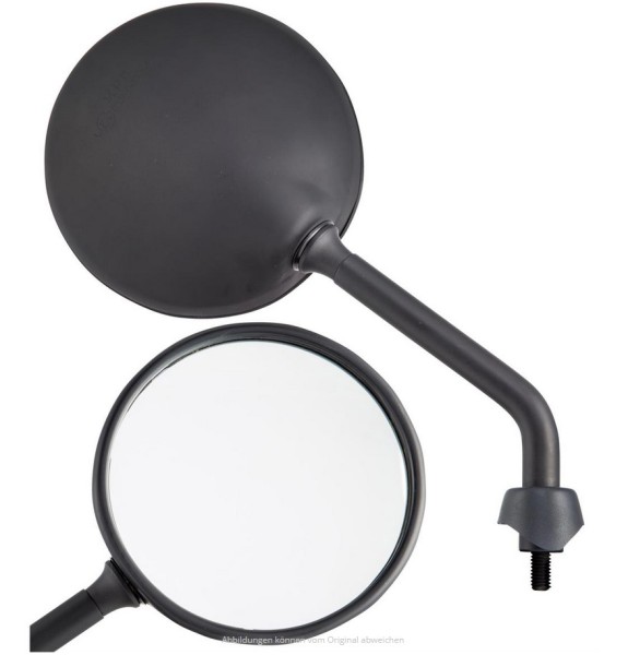 Mirror Shorty black matt, right and left for Vespa GTS / GTS Super HPE 125/300 ('19-)