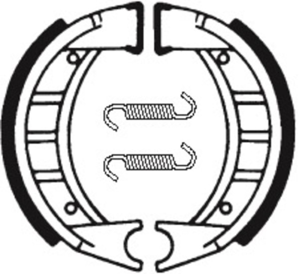 Tecnium organic brake shoes - BA191