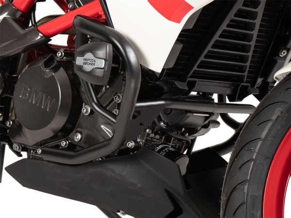 Engine guard incl. protection pad black for BMW G 310 GS (17-) Hepco & Becker