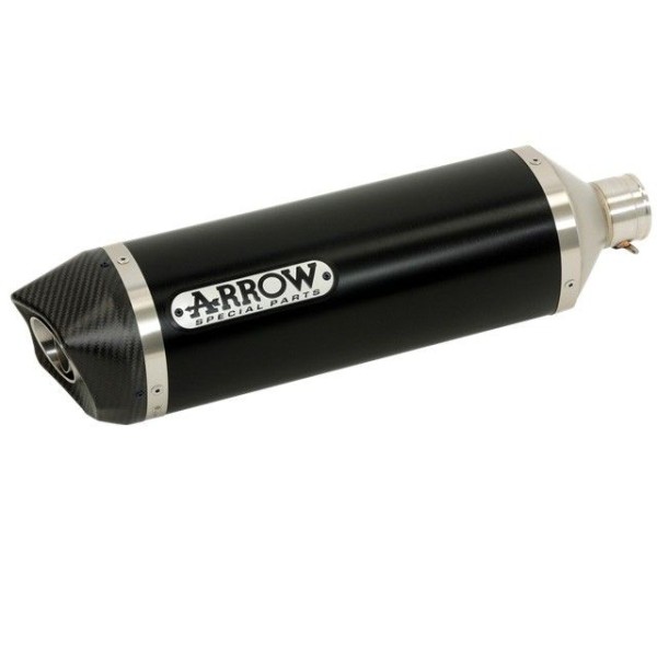 ARROW Auspuff RACE TECH für BMW R1200GS / Adventure 2004-12 aus Aluminium, schwarz