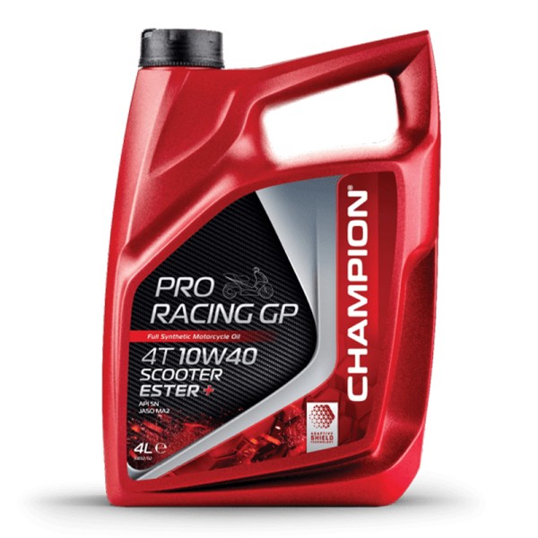 CHAMPION® Proracing GP 4T 10W-40 SCOOTER ESTER + Fully synthetic engine oil - 4 liters