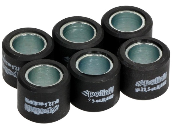 Polini variator roller set, 20x17 mm, 12,5 g, piece: 6
