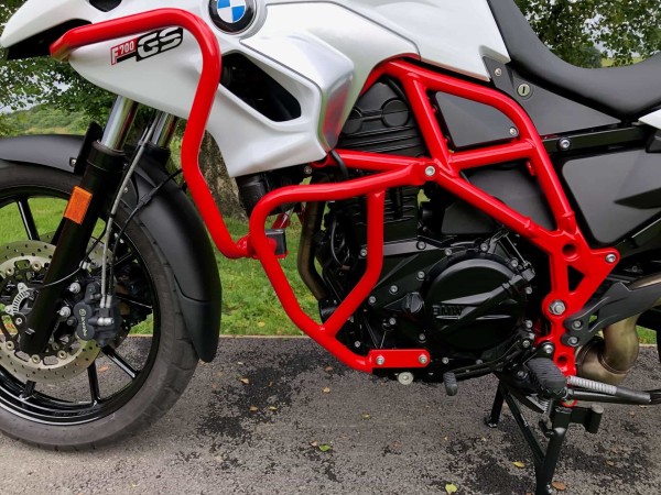 Tank guard red for BMW F 650 GS Twin (08-11)/F 700 GS (12-17)/F 800 GS (08-16)