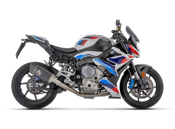 ARROW PISTA DARK Slip-On Titan für BMW S1000R ab 2021- / S1000RR ab 2019- / M1000RR ab 2020- / M1000