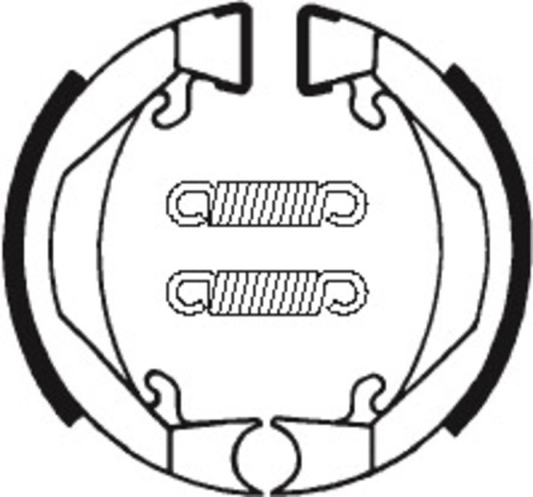 Tecnium Scooter/Street/Off-Road Organic Brake Shoes - BA074
