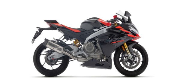 ARROW INDY RACE Titanium Exhaust System with Carbon End Cap for Aprilia RS 660 (25-)