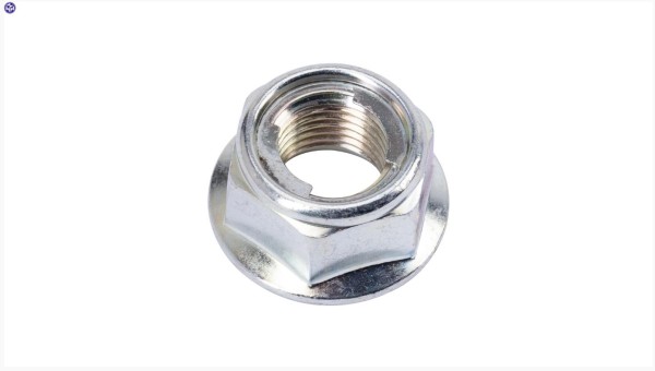 Sprocket nut M12 x 1.25 with collar, SW 19 mm