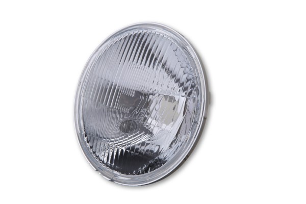 HIGHSIDER smart 7 inch headlight insert H4 embossed glass With parking light, E-approved (1pc)